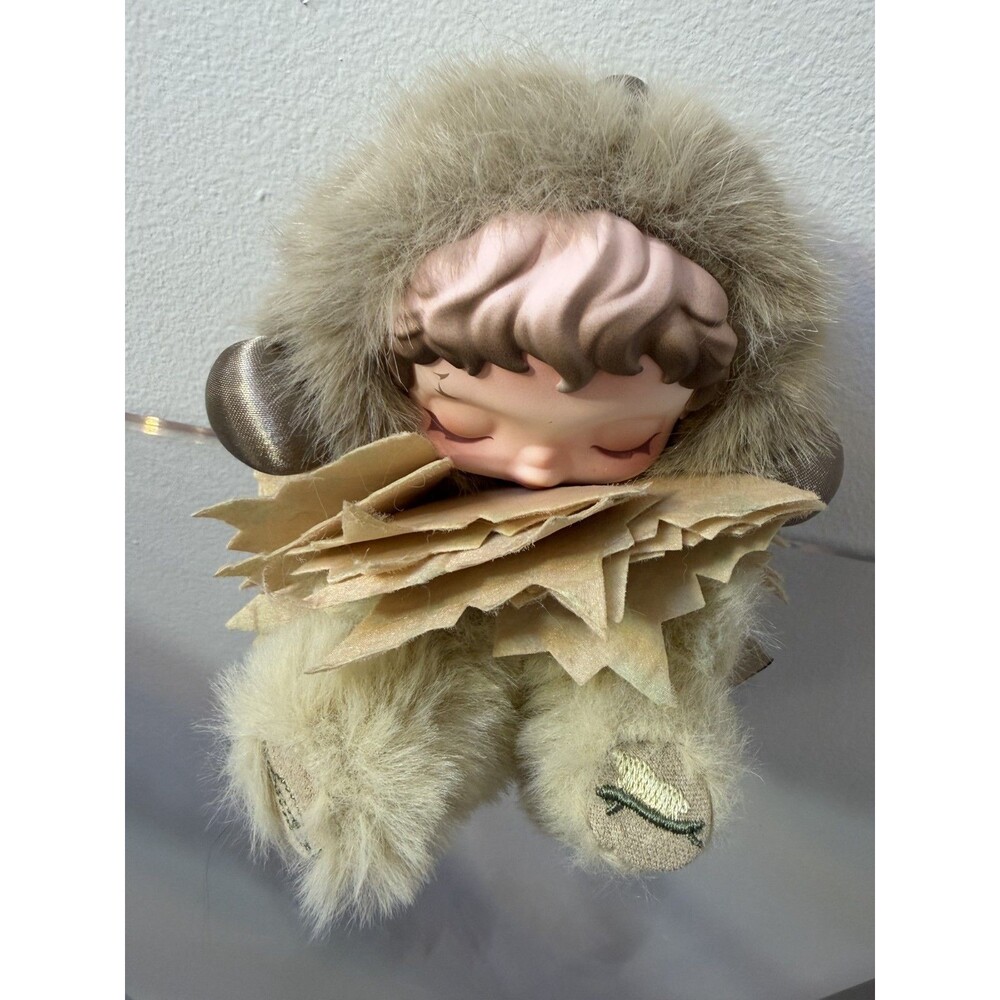 PopMart Skullpanda L'Impressionisme Series Teakwood Plush Pendant Used No Box